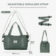 thumbnail image 4 of Bolsa de viaje WONHOX, impermeable, para gimnasio, color verde, para mujer, 4 of 7