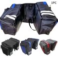 thumbnail image 4 of Bike Rear Rack Storage Bag Waterproof Reflective Bike Saddle Storage Bag Long (Black) One Size, 4 of 5