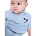 thumbnail image 3 of Mickey Mouse Baby Polo Shirt and Shorts Set, 2-Piece, Sizes 0M-18M, 3 of 7