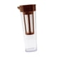 thumbnail image 2 of Cafetera de café frío con tapa antifugas, cafetera de goteo sencilla de 1100 ml, fácil de usar y limpiar marrón, 2 of 9