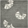 thumbnail image 5 of SAFAVIEH Florida Teodor Floral Shag Runner Rug, Grey/Beige, 2'3" x 7', 5 of 10