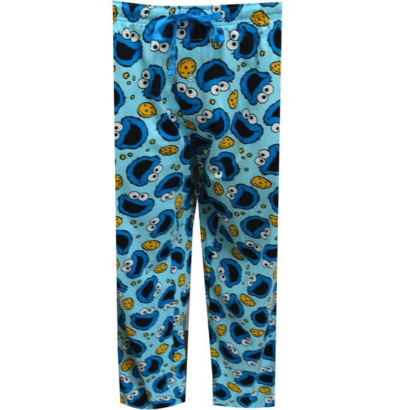 MJC Pantalon de Détente en Coton pour Hommes Sesame Street Cookie Monster (Petit)