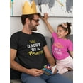 thumbnail image 3 of Father & Daughter Matching Set Daddy and Me Outfit Dad & Toddler Girl T-Shirts Daddy Black Small / Daughter Wow pink 5/6, 3 of 6