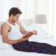 thumbnail image 5 of Fotbe Chemistry Science Pantalones de Pijama para Hombre, Pantalones de Dormir, Pantalones de Casa con Cintura Ajustable y Bolsillos-Small, 5 of 6