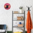 thumbnail image 4 of Panther in The Pink Woods Round Wall Clock Silent Battery Operated Home Decor for Living Room Bedroom, 4 of 7