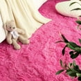 thumbnail image 7 of Noahas Soft Fluffy Area Rug Modern Shaggy Bedroom Rugs for Kids Room Nursery Rug Floor Carpets, 3'x 5',Hot Pink, 7 of 7