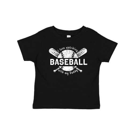 Inktastic I Love Watching Baseball with My Daddy Boys or Girls Baby T-Shirt