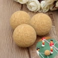 thumbnail image 2 of 10pcs Cork Solid Wood Foosball Table Soccer Ball Football Baby Foot Fussball, 2 of 9