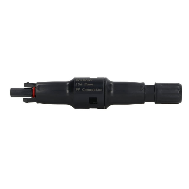 Solar PV Fuse Connector, Diode PV Connector UV Resistance 1500V DC Protection Function For Solar Power Generation 10A,15A,20A,30A