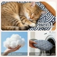 thumbnail image 6 of Stimulicat Cat Bed Rope Cotton with Cushion, Eliminates Bed Rejection Round Pet Basket, Boho Catbed for Cats, 6 of 9