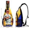 thumbnail image 2 of Jude Bellingham Riñonera Bandolera con Estampado Integral para Hombres y Mujeres, Bolso Cruzado Gráfico de Tendencia, Mochila de Hombro Streetwear para Ciclismo y Deportes, Riñonera Versátil Casual, 2 of 6