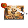 thumbnail image 4 of Carolines Treasures DAC1057LCB 15 x 12 in. Unisex Lakeland Terrier Fall Glass Cutting Board - Large, 4 of 5