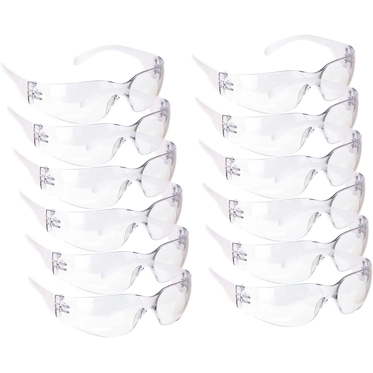 Safe Handler Hyline Safety Glasses, Anti Fog & Scratch For Men/Women (12-Pairs)