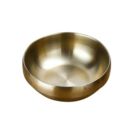 

VEAREAR Bowl Stainless Steel Bowl Double-layer Heat Insulation Anti-scald Kitchen Soup Dish