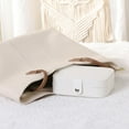 thumbnail image 4 of Unique Bargains Jewelry Box Small PU Leather Jewelry Organizer Case Storage Display Holder White, 4 of 7