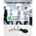 thumbnail image 6 of 4 Pack Air Tracker Bluetooth Item Tracker Tags, Item Locator Works for Apple Find My App (iOS Only), with Power Switch, IP68 Waterproof, 4 Protective Cases & 4 Extra Batteries, 6 of 10