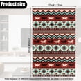 thumbnail image 6 of TSOVTHRID Aztec Tribal Geometric Horse Print PU Leather Headrest Cover Non Slip Sofa Headrest Protector for Recline Chair Head Rest Slipcover with Adhesive Backed Hook and Loop,17x27in, 1 PCS, 6 of 7