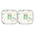 thumbnail image 7 of Xecao Frog and Mushrooms for Foldable Car Sun Shades (2-Pack) offer sun protection with an easy-fold design for convenient windshield shading., 7 of 7