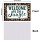 thumbnail image 2 of Letrero de hojalata vintage de jungla de 20 x 30 cm con la frase "Bienvenido a la jungla". Letreros de hojalata retro para jardín, cuevas, decoración de pared., 2 of 9