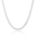 thumbnail image 3 of EOEMY Men'S 10mm 925 Sterling Solid Silver Sideways Chain Necklace Jewelry Gift-20 In-6mm, 3 of 6