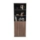 thumbnail image 4 of Librero Home Wengue con Cinco Entrepaños y Dos Puertas Abatibles Virtual Muebles, 4 of 8