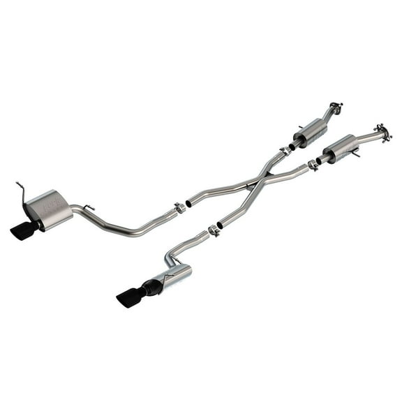 Borla 140835BC S-Type Cat-Back Exhaust System Fits select: 2014-2018,2020-2021 JEEP GRAND CHEROKEE