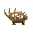 thumbnail image 3 of Meyda Tiffany 29076 22" W Moose Antler Log Holder - Copper, 3 of 6