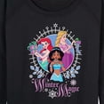 thumbnail image 3 of Disney Princess - Winter Magic - Women's Lightweight French Terry Long Sleeve Shirt, 3 of 5