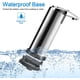thumbnail image 4 of Dispensador automático de jabón de 250 ml, dispensador de jabón de acero inoxidable, dispensador de jabón infrarrojo sin contacto (2 piezas de acero inoxidable) Rojo Verde, 4 of 5