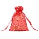 thumbnail image 4 of 11 bolsas de organza navideñas con cordón para regalo, para fiestas, bodas, Navidad, San Valentín, 4 of 9