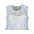 thumbnail image 4 of Girls Dress Blue Lace Tassel Hem Princess Party 6 Years, 4 of 8