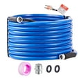 thumbnail image 1 of VEVOR 75ft Heated Water Hose for RV, Heated Drinking Water Hose Antifreeze to -45°F, Automatic Self-regulating, 5/8" I.D. with 3/4" GHT Adapter, Lead and BPA Free, 1 of 9