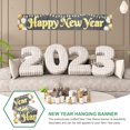 thumbnail image 4 of Minkissy Happy New Year Banner Wall Hanging Decor Multi Rectangular 1Pcs, 4 of 5
