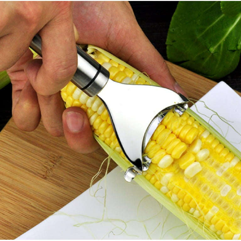  Professional Corn Kernel Cutter, Corn Cutter Peeler Stripper  Tool with Large Ergonomic Handle, Corn Peeler #1114: Home & Kitchen