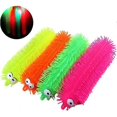 thumbnail image 4 of 4 pcs Flashing Luminous Stretchable Larvae, Soft Stress Balls Toy, Anxiety and Stress Relief Toys, 4 of 5
