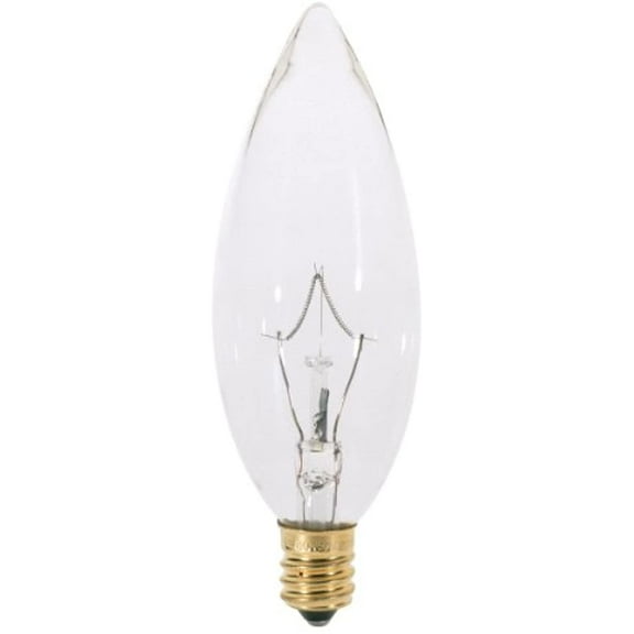 Satco 03283 - 40BA9 1/2 S3283 BA9 5 Decor Torpedo Light Bulb