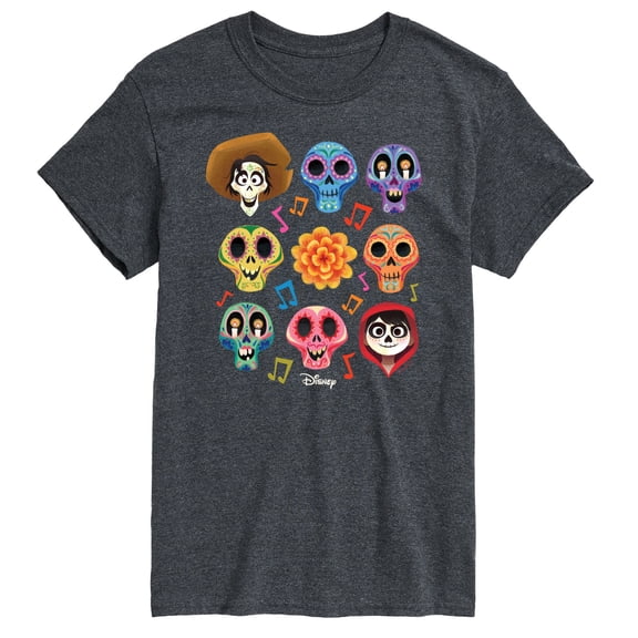 Coco - Musical Skulls - Men's Short Sleeve Graphic T-Shirt
