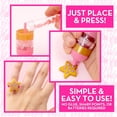 thumbnail image 4 of Kit para hacer joyas Barbie Sparkling Bling con estuche de almacenamiento 6+, 4 of 6