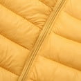 thumbnail image 6 of Gubotare Kids Jacket Girls' Winter Coat Insulated Long Quilted Puffer Jacket Warm Hooded Snow Coats Size 10-11 Years (Yellow,10-11 Years), 6 of 9