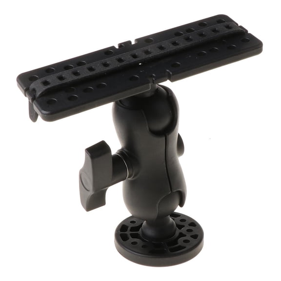 Yammee Electronic Fish Finder Mount Fishfinder GPS Plate Rotating Boat GPSMAP Supporter