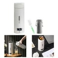 thumbnail image 3 of GROWTH TANK Small Electric Tea Kettle Travel Portable Mini Coffee Kettle 500ml, with 4 Variable Presets, Hot Water Boiler 304 Stainless Steel with Auto Off with Buckle Lid, 3 of 9