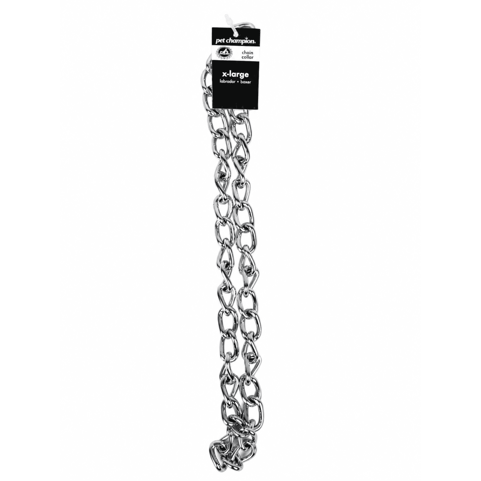 Pet Champion 4mm Choke Chain Collar x-large 22-28 in, 1.0 CT