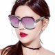 thumbnail image 4 of 1 pieza de gafas de sol cuadradas polarizadas Marco brillante compuesto brillante y estuche de gafas cuadradas - Azul Kuyhfg Sin marca, 4 of 5