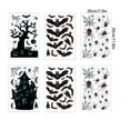 thumbnail image 3 of Maojin Pegatinas de pared decorativas con estampado de sangre de bruja de Halloween, pegatinas de pared de fondo para baño, pegatinas de pared creativas, 3 of 9