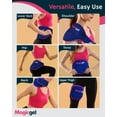thumbnail image 5 of Magic Gel Ice Pack for Back - Reusable Back Ice Pack - Flexible Compress  Wrap for Hot or Cold Therapy - Icy Heat Pads - Lower Body Cooling Packs - Gray, 5 of 8