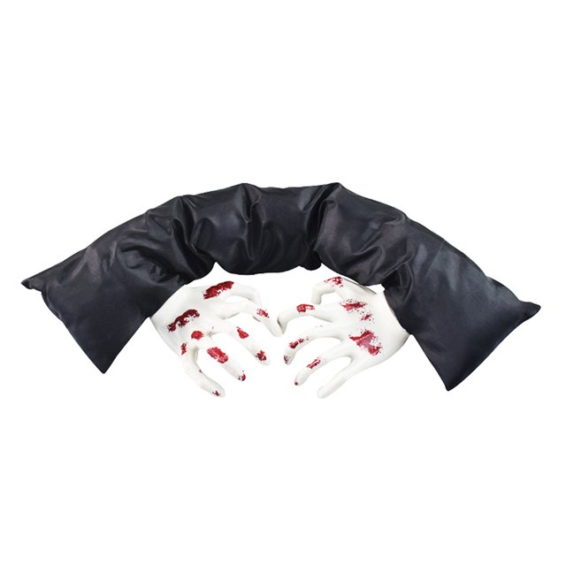 Asiento de terror de Halloween, Casa Encantada, garra de fantasma aterrador, adorno para brazo, estatua de fantasma de resina, accesorios de decoración de Halloween