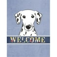 thumbnail image 1 of Dalmatian Welcome Flag Garden Size, 1 of 1