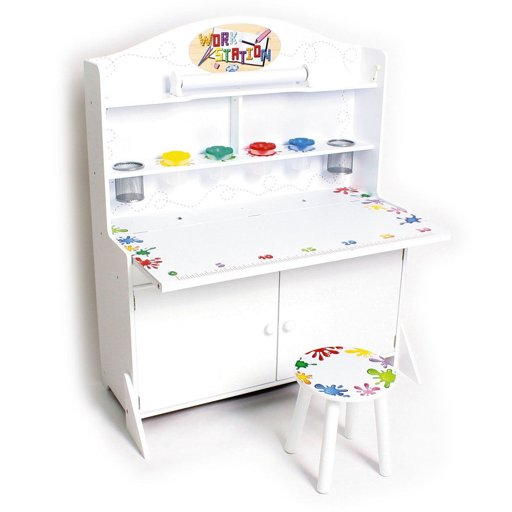Jupiter Workshops 20001 Wooden Activity Station Toy, White - Walmart.com Jupiter Workshops 20001 Wooden Activity Station Toy, White - Walmart.com
