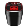 thumbnail image 4 of Car Power Inverter 12V/24V to 220V with LED Display, 3 USB Fast Charging Ports, 200W Universal Vehicle Converter for Cars, Pickups & Containers, 80cm Cable Length, 4 of 8