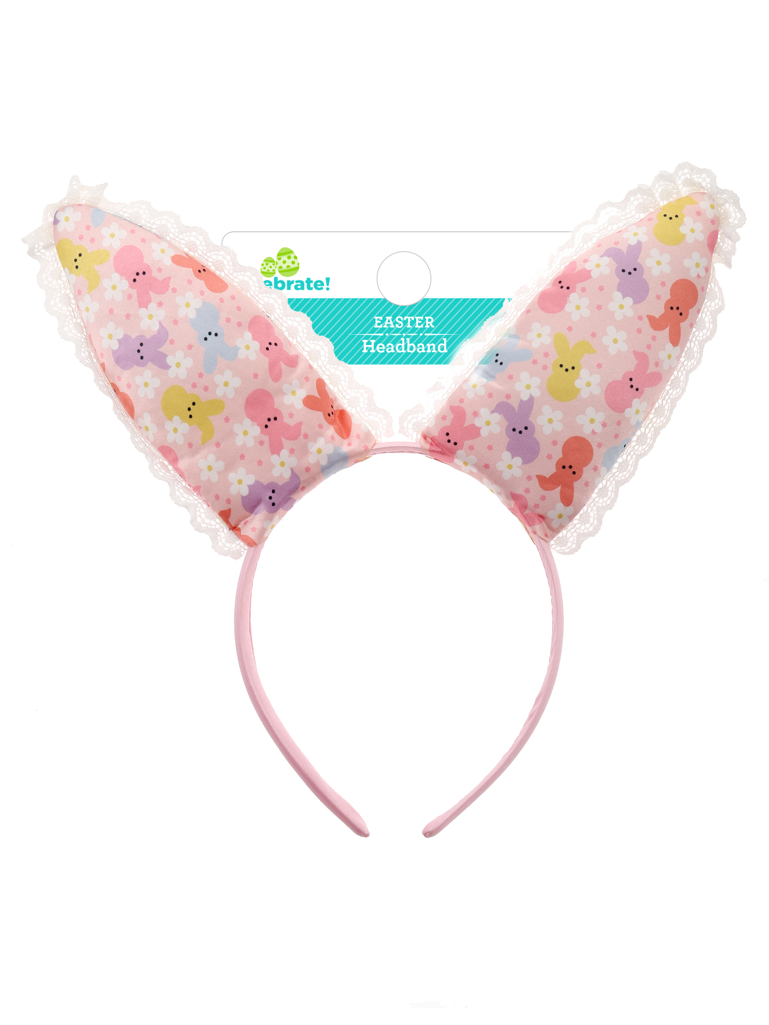 Way to Celebrate Easter Multicolor Bunnies Headband, 1 Piece